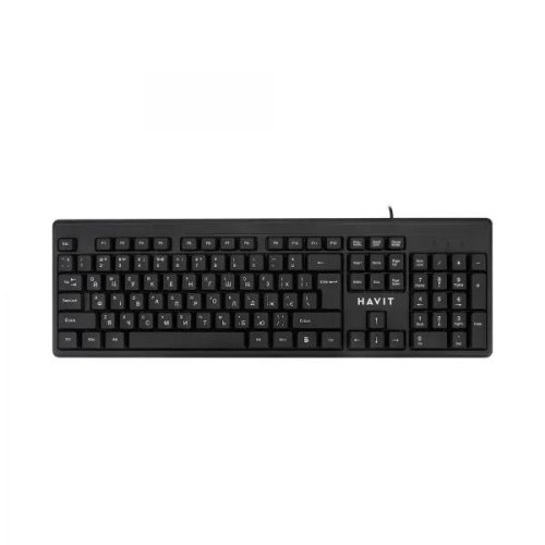 Клавіатура дротова Havit HV-KB2001, USB, Black