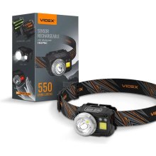 Ліхтарик налобний, світлодіодний VIDEX VLF-H075C, 550Lm, 5000K