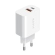 Мережевий зарядний пристрій Havit HV-UCP007, USB Type-A/USB Type-C, 20W