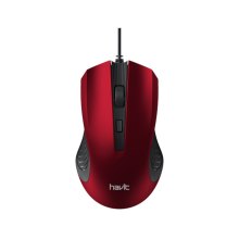 Миша дротова Havit HV-MS752, USB, 1200dpi, Red