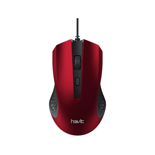 Миша дротова Havit HV-MS752, USB, 1200dpi, Red