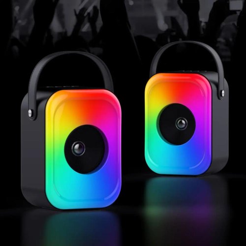 Портативна колонка Havit HV-SQ128BT, 5W, RGB, Black