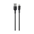 Кабель Havit HV-CB306C, USB Type-A to Lightning, 2.4A, 1м, Black