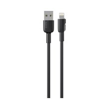 Кабель Havit HV-CB306C, USB Type-A to Lightning, 2.4A, 1м, Black