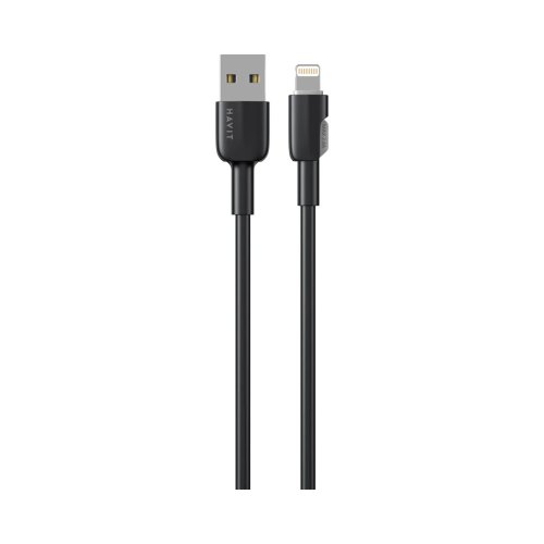 Кабель Havit HV-CB306C, USB Type-A to Lightning, 2.4A, 1м, Black