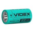 Акумулятор VIDEX, Li-ion, 16340, без захисту, 800mAh, bulk, 1шт
