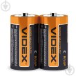 Батарейка VIDEX, сольова, R14P/C, 2шт