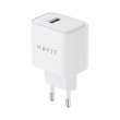 Мережевий зарядний пристрій Havit HV-UCY001, USB Type-A, 18W, White