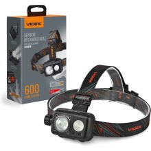 Ліхтарик налобний, світлодіодний VIDEX VLF-H189, 600Lm, 5000K