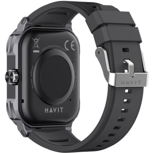 Смартгодинник Havit HV-M9040S, IP67, Black