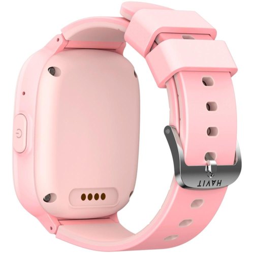 Смартгодинник дитячий Havit HV-KW11, IP67, GPS, 4G, Pink