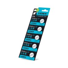 Батарейка VIDEX, літієва, CR1620, 5шт