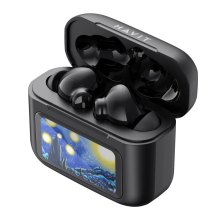 Навушники бездротові TWS Havit HV-TW956-BK, ANC, Black