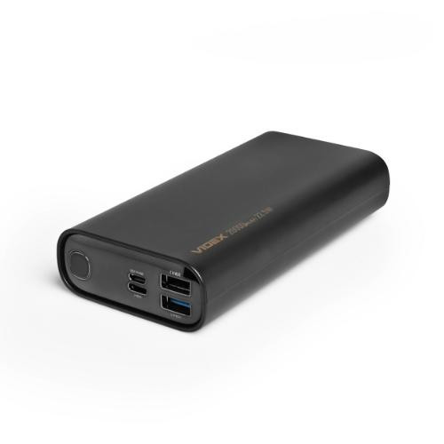 Зовнішній акумулятор Powerbank VIDEX VPB-320-B, 20000mAh, 22.5W, Black