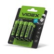 Батарейка VIDEX, лужна, LR6/АА, 8шт