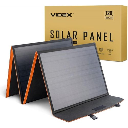 Портативна сонячна панель VIDEX VSO-F4120, 18V, 120W