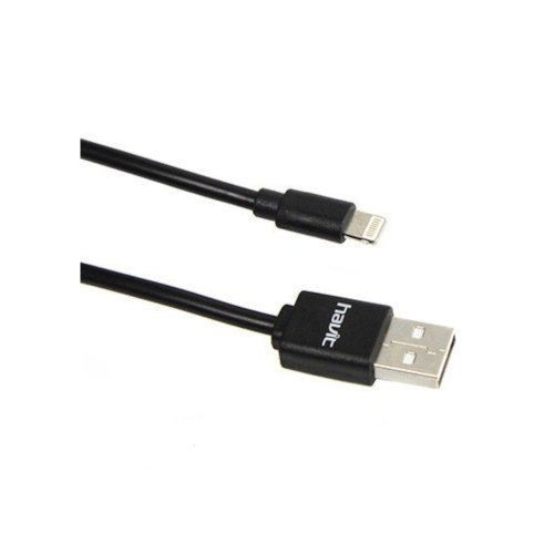 Кабель Havit HV-CB8501, USB Type-A to Lightning, 1м, Black