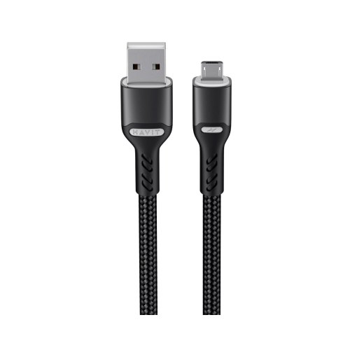 Кабель Havit HV-CB6215, USB Type-A to Micro USB, 3A, 1м