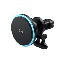 Автомобільний тримач для смартфона Havit HV-W3032, бездротова зарядка 15W, Black