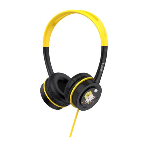 Навушники дротові Havit HV-H210d, Black/Yellow
