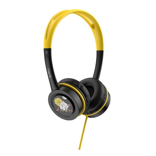 Навушники дротові Havit HV-H210d, Black/Yellow
