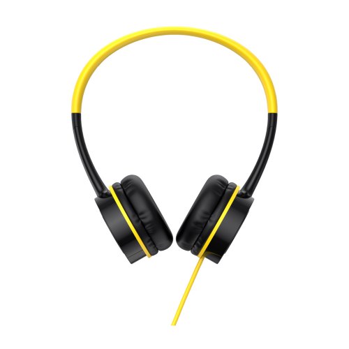 Навушники дротові Havit HV-H210d, Black/Yellow