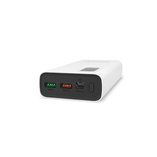 Зовнішній акумулятор Powerbank TITANUM TPB-727S-W, 20000mAh, 22.5W, White