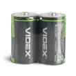 Батарейка VIDEX, лужна, LR20/D, 2шт