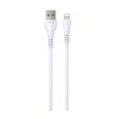 Кабель Havit HV-CB641C, USB Type-A to Lightning, 2.1A, 1м, White