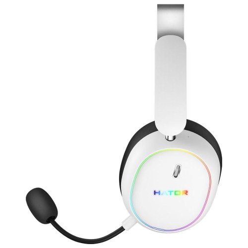 Гарнітура бездротова, ігрова HATOR PHOENIX 2 Hi-Res wireless, SyncHUB connection, White (ESH41)