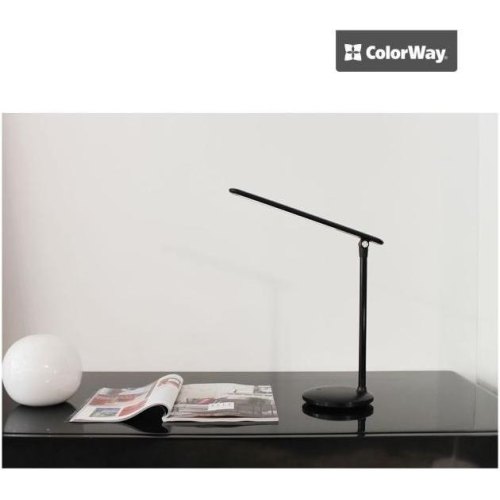 Настільна лампа LED ColorWay CW-DL02B-B, Black