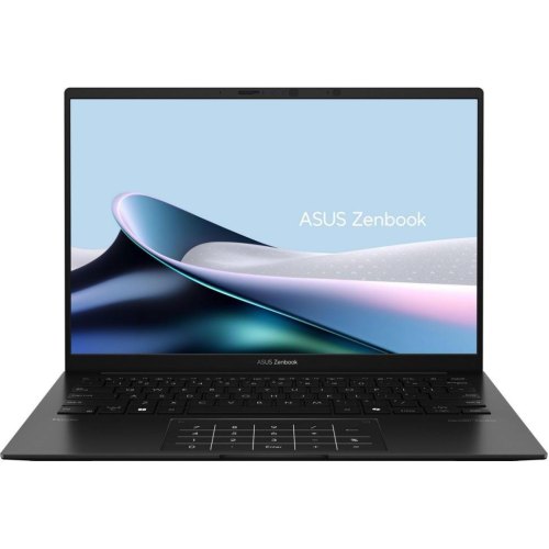 Ноутбук Asus Zenbook 14 OLED UM3406KA-QD025, 14 OLED/AMD Ryzen AI 5 340/16GB/SSD 512GB/AMD Radeon Graphics/DOS/Jade Black (90NB14U1-M00120)