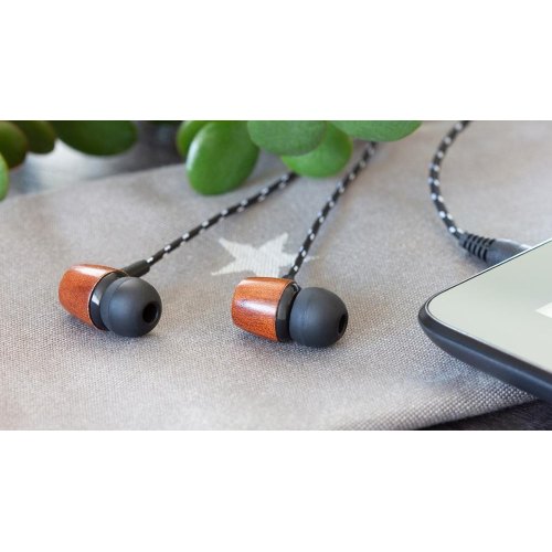 Навушники дротові REAL-EL Z-1720, Wooden (EL124200018)