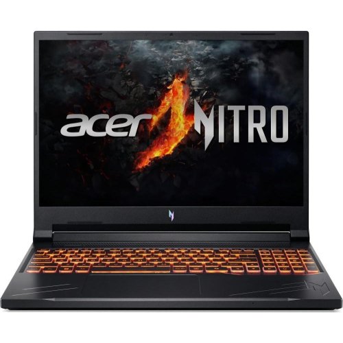 Ноутбук Acer Nitro V 16 ANV16-61, 16/AMD Ryzen AI 5 340/16GB/SSD 512GB/GeForce RTX 4050, 6GB/DOS/Black (NH.QULEU.004)