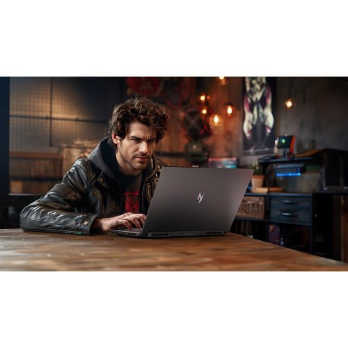 Ноутбук Acer Nitro V 16 ANV16-61, 16/AMD Ryzen AI 5 340/16GB/SSD 512GB/GeForce RTX 4050, 6GB/DOS/Black (NH.QULEU.004)