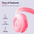 Навушники дротові Trust Nouna Headphones, Pink (25277)
