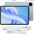 Планшет Teclast M50 Plus 10.1 6ГБ, 128ГБ, LTE, 7000мА•год, Android, блакитний