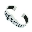 Ремінець для смартгодинника BeCover Nike Style, для Xiaomi Amazfit Bip/Bip Lite/Bip S Lite/GTR 42mm/GTS/TicWatch S2/TicWatch E, White/Black (705705)