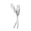 Патч-корд литий Tecro UTP-RJ45-0100, RJ45, cat.5e, 1м, сірий
