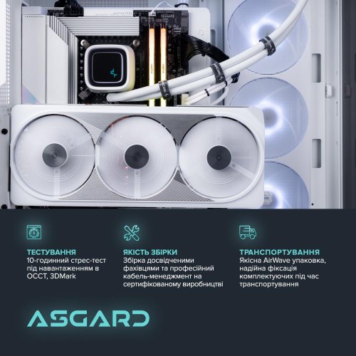 Персональний комп'ютер ASGARD, Intel Core i7-14700KF/32GB/HDD 1TB + SSD 2TB/GeForce RTX 4070 Ti Super, 16GB/Ubuntu/White (I147KF.32.H1S20.47TS.5187)
