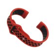 Ремінець для смартгодинника BeCover Nike Style, для Xiaomi Amazfit Bip/Bip Lite/Bip S Lite/GTR 42mm/GTS/TicWatch S2/TicWatch E, Red/Black (705709)