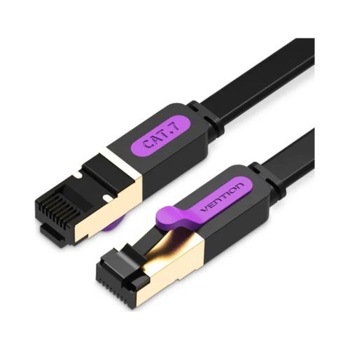 Патч-корд Vention, cat.7, SSTP, Ethernet, 3м, Black (ICABI)