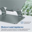 Підставка для ноутбука охолоджуюча Promate DeskMate-7, Grey