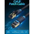 Патч-корд Vention, cat.8, SFTP, Ethernet, 0.5м, Black (IKABD)