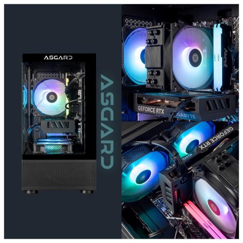 Персональний комп'ютер ASGARD Eir, Intel Core i5-14400F/32GB/SSD 1TB/GeForce RTX 5060 Ti, 16GB/Linux/Black (I144F.32.S10.56T.16.6005)