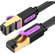 Патч-корд Vention, cat.7, SSTP, Ethernet, 5м, Black (ICABJ)