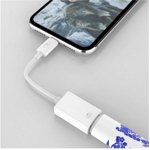 Перехідник SkyDolphin OT02 OTG, USB Type-C (M) to USB Type-A(F), White (SDADPT-00018)