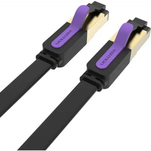 Патч-корд Vention, cat.7, SSTP, Ethernet, 1м, Black (ICABF)