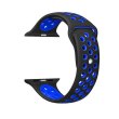Ремінець для смартгодинника BeCover Nike Style, для Samsung Galaxy Watch 5/4/3/4 Classic/Active/Active 2/Gear S2/Gear Sport, Black/Blue (705692)
