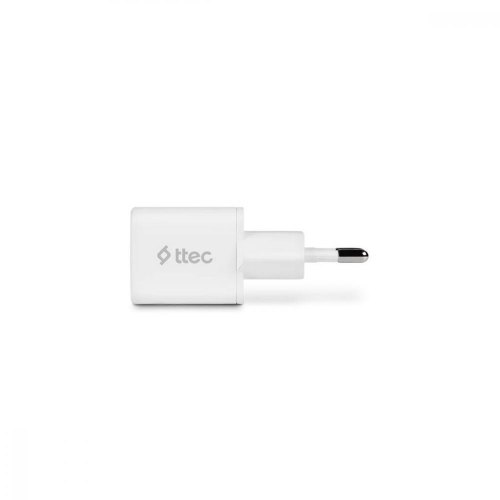 Мережевий зарядний пристрій Ttec SmartCharger, USB Type-C, 20W, White (2SCP01B)